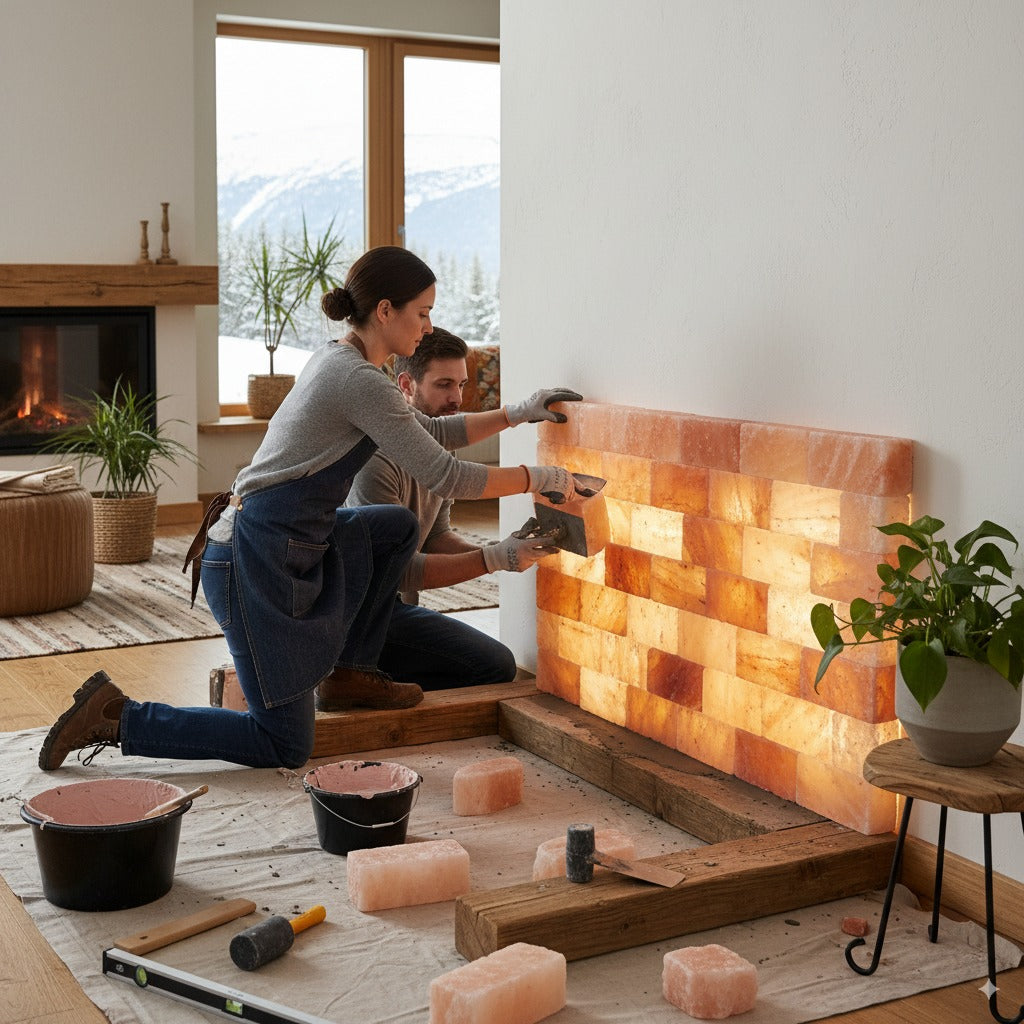 Himalayan salt bricks