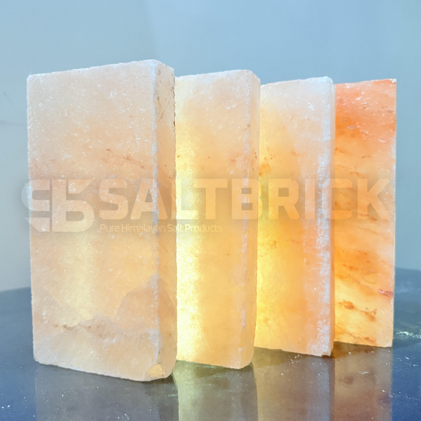 Himalayan Pink Salt Tiles - 8" x 4" x 1" 