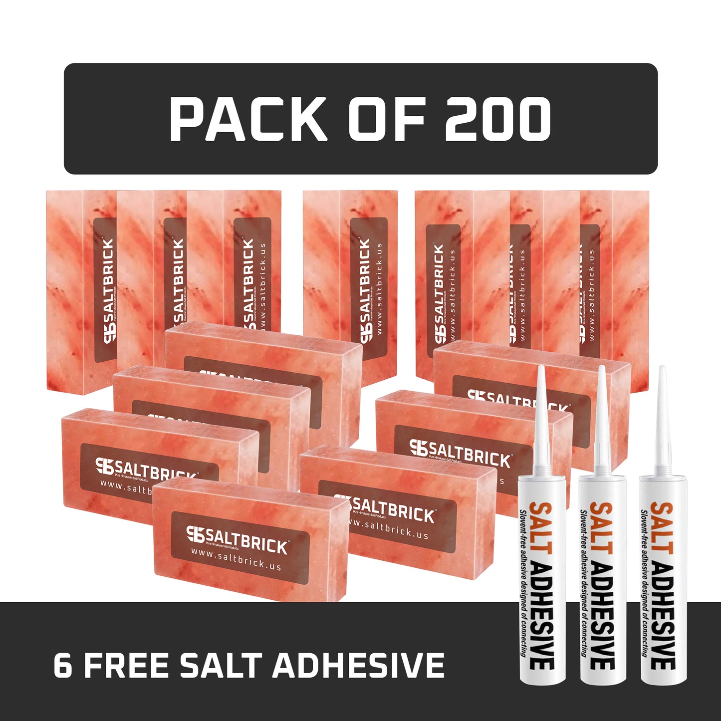 200 salt brick with salt adhesive