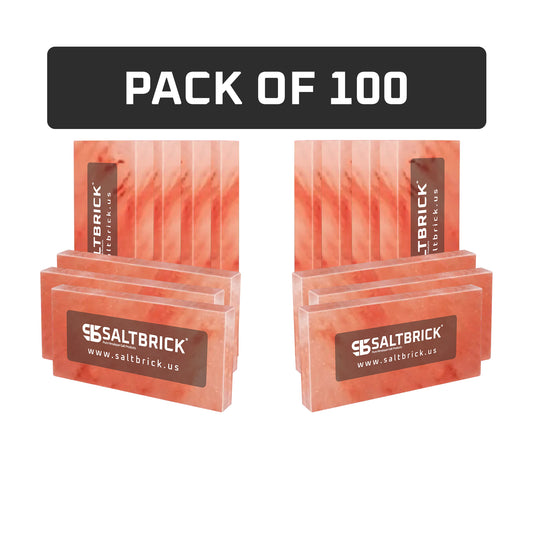 100 pink salt tiles
