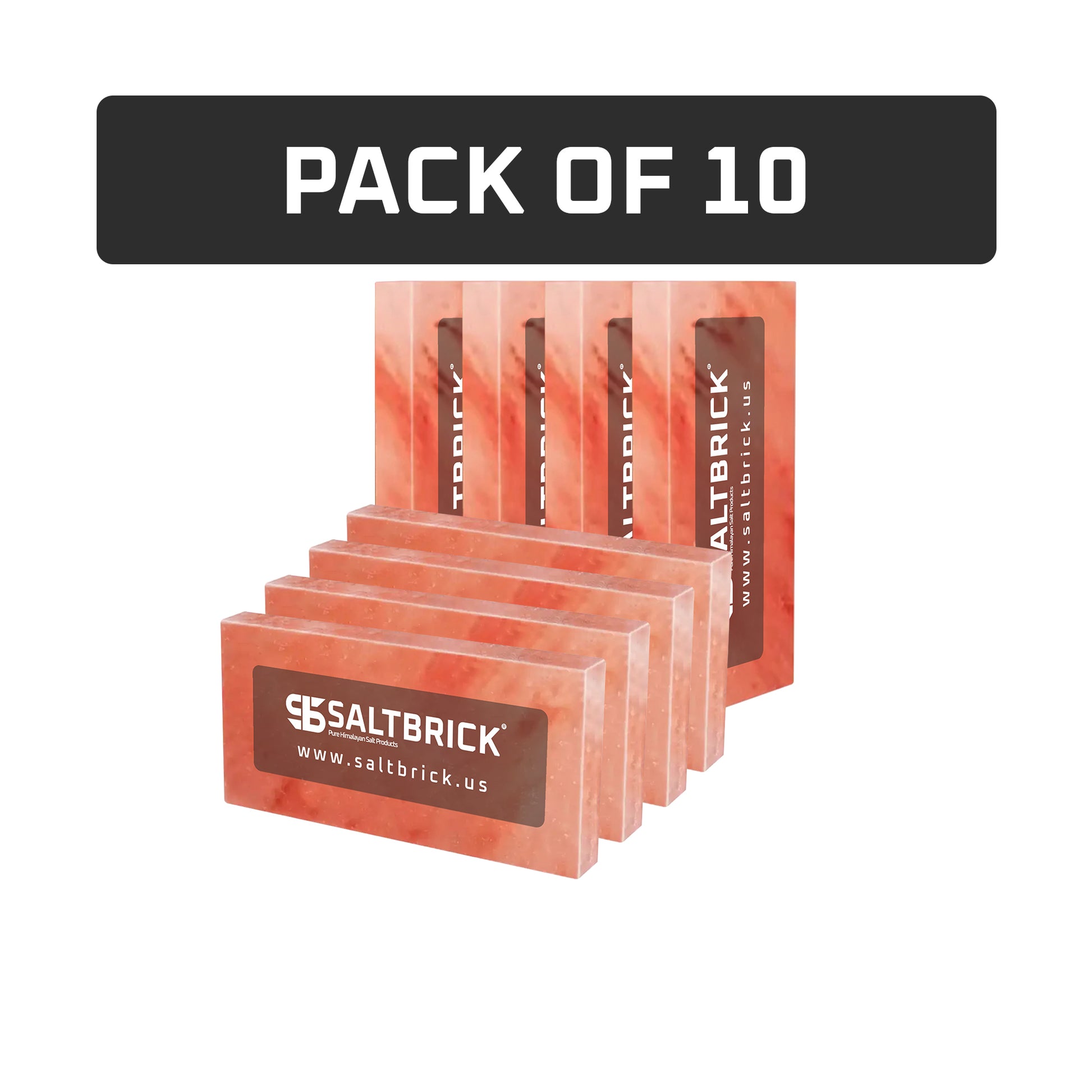 Pink Salt Tiles Pack of 10