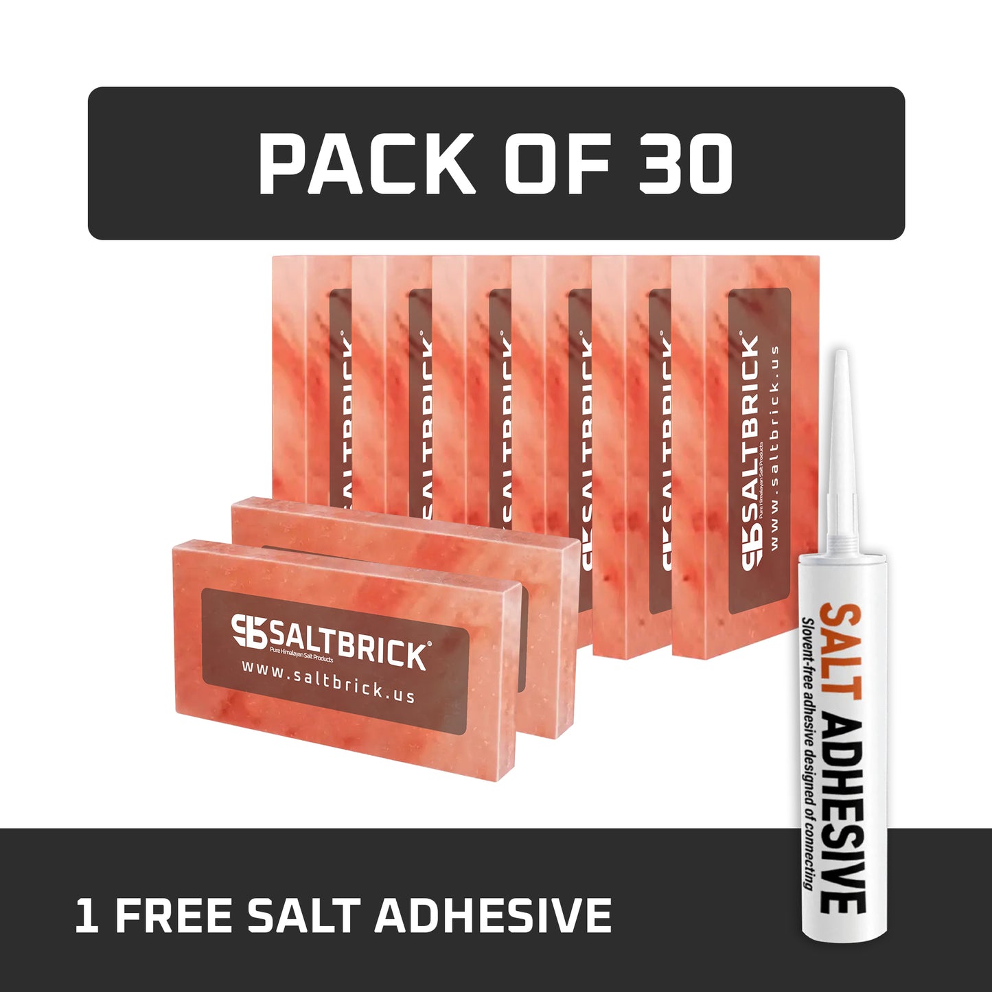 Salt Tiles With Adhesive